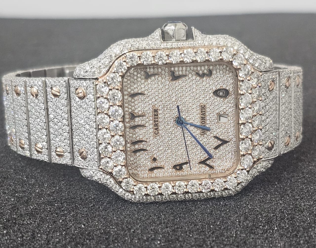 Cartier Santos bust down watches | Hip Hop watch