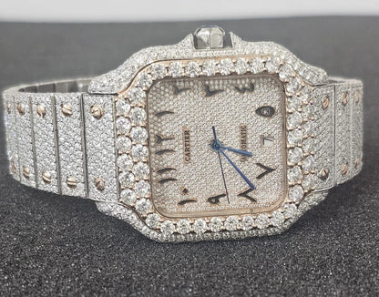 Cartier Santos bust down watches | Hip Hop watch