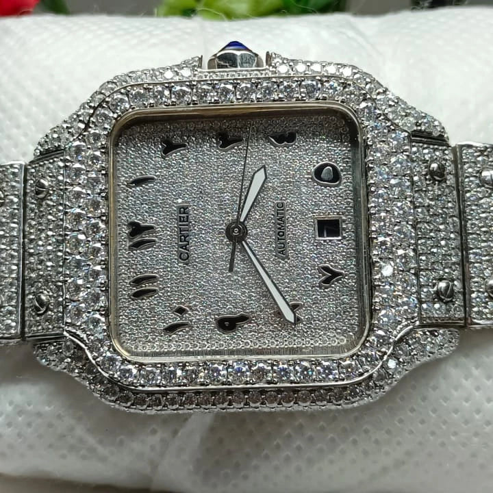 Cartier Santos bust down watches | Hip Hop watch