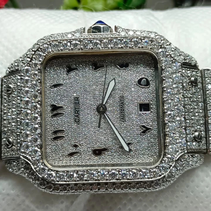 Cartier Santos bust down watches | Hip Hop watch