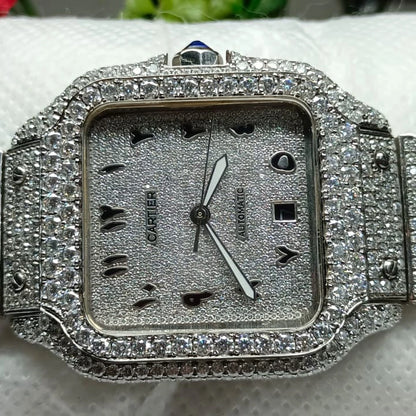 Cartier Santos bust down watches | Hip Hop watch
